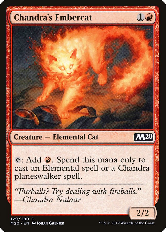 Chandra's Embercat [Core Set 2020] | Amazing Games TCG