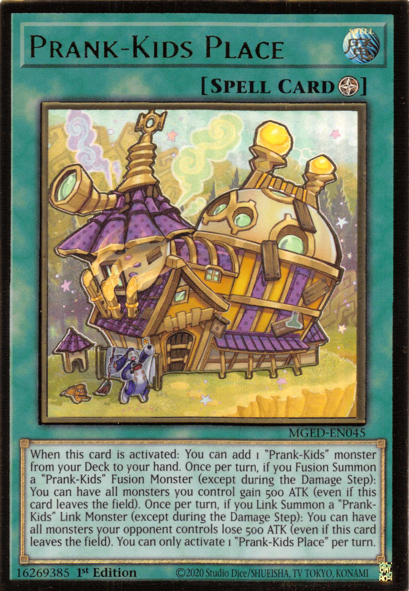 Prank-Kids Place [MGED-EN045] Gold Rare | Amazing Games TCG