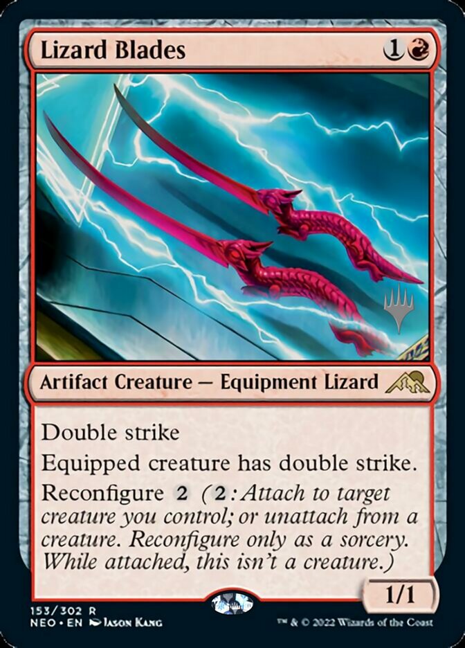 Lizard Blades (Promo Pack) [Kamigawa: Neon Dynasty Promos] | Amazing Games TCG