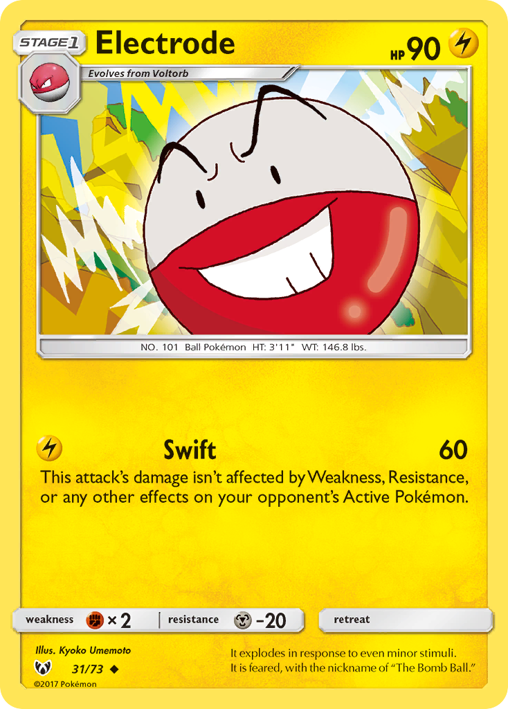 Electrode (31/73) [Sun & Moon: Shining Legends] | Amazing Games TCG