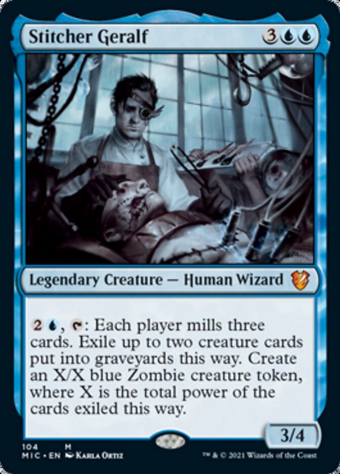 Stitcher Geralf [Innistrad: Midnight Hunt Commander] | Amazing Games TCG