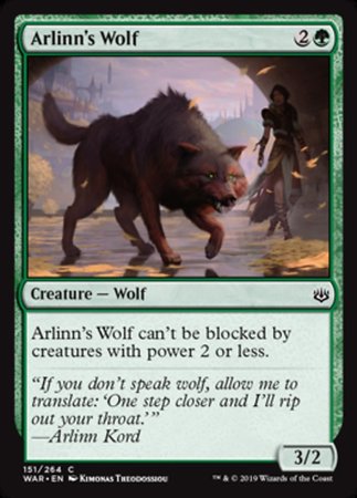 Arlinn's Wolf [War of the Spark] | Amazing Games TCG