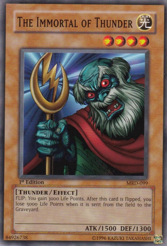 The Immortal of Thunder [MRD-099] Common | Amazing Games TCG