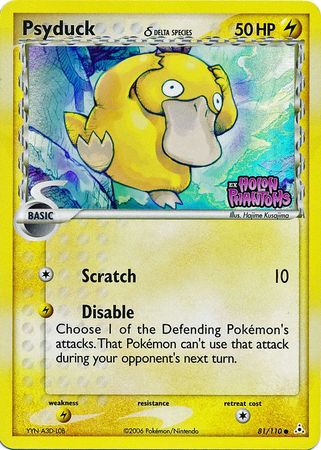 Psyduck (81/110) (Delta Species) (Stamped) [EX: Holon Phantoms] | Amazing Games TCG