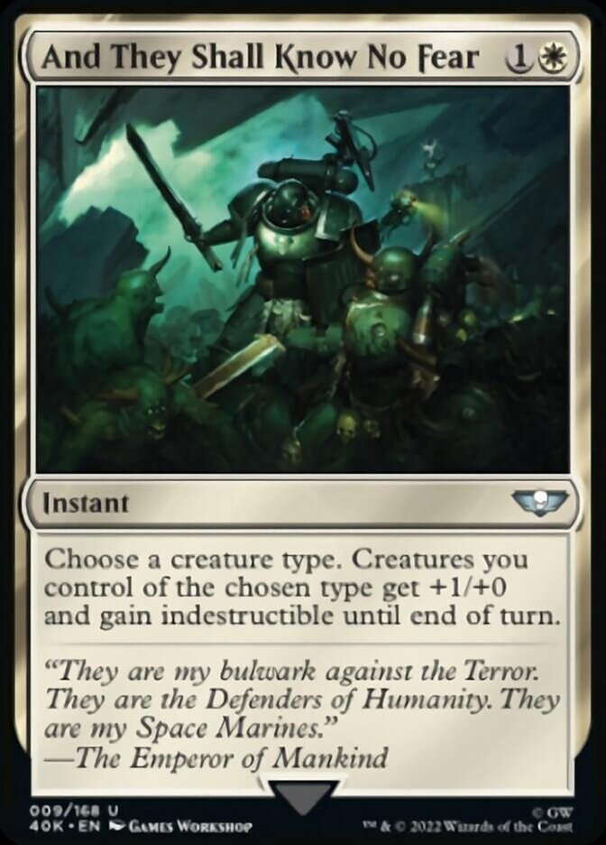 And They Shall Know No Fear [Universes Beyond: Warhammer 40,000] | Amazing Games TCG