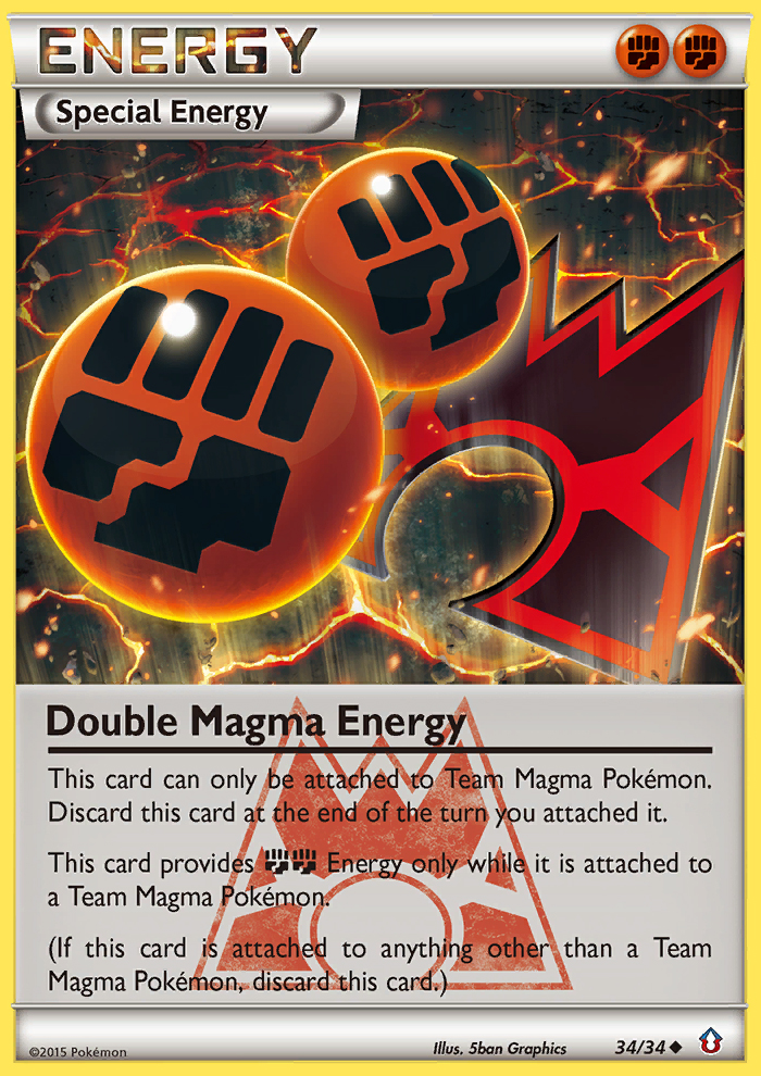Double Magma Energy (34/34) [XY: Double Crisis] | Amazing Games TCG
