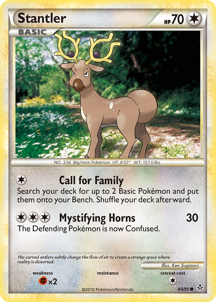 Stantler (64/95) [HeartGold & SoulSilver: Unleashed] | Amazing Games TCG