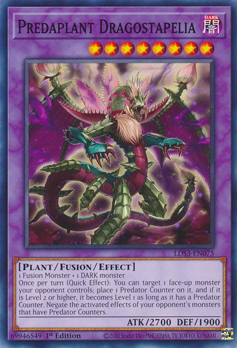 Predaplant Dragostapelia [LDS3-EN075] Common | Amazing Games TCG