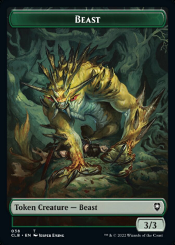 Satyr // Beast Double-sided Token [Commander Legends: Battle for Baldur's Gate Tokens] | Amazing Games TCG