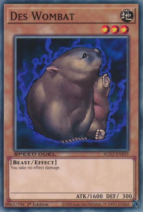 Des Wombat [SGX2-ENE03] Common | Amazing Games TCG