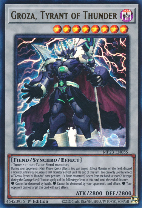 Groza, Tyrant of Thunder [MP23-EN055] Ultra Rare | Amazing Games TCG