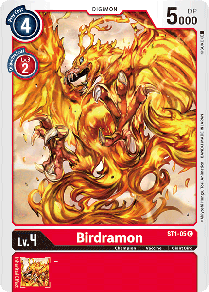 Birdramon [ST1-05] [Starter Deck: Gaia Red] | Amazing Games TCG