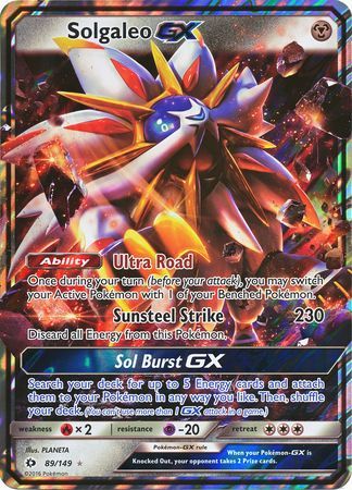 Solgaleo GX (89/149) (Jumbo Card) [Sun & Moon: Base Set] | Amazing Games TCG