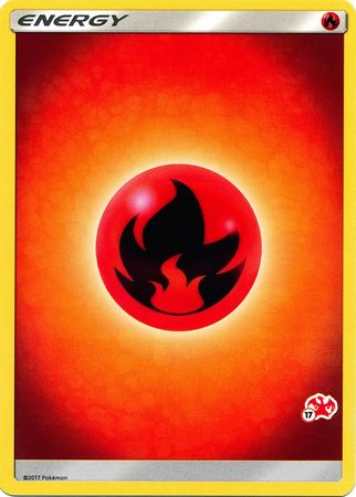 Fire Energy (Charizard Stamp #17) [Battle Academy 2020] | Amazing Games TCG