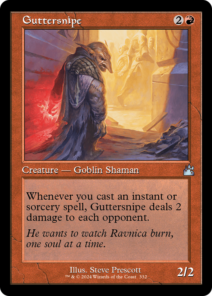 Guttersnipe (Retro Frame) [Ravnica Remastered] | Amazing Games TCG