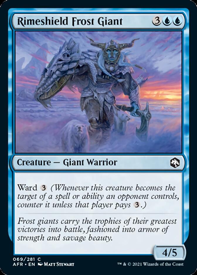 Rimeshield Frost Giant [Dungeons & Dragons: Adventures in the Forgotten Realms] | Amazing Games TCG