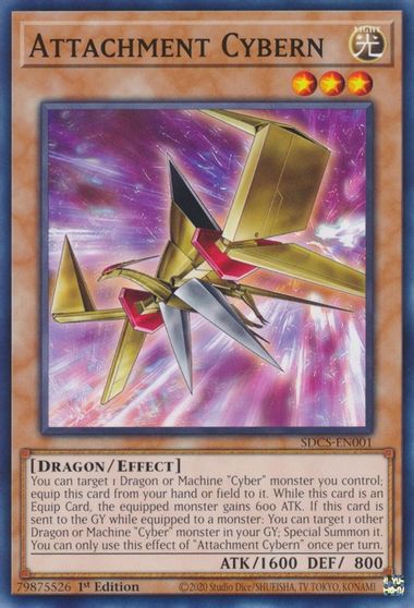 Attachment Cybern [SDCS-EN001] Common | Amazing Games TCG