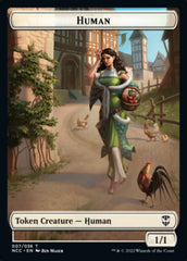 Eldrazi Spawn // Human Double-sided Token [Streets of New Capenna Commander Tokens] | Amazing Games TCG