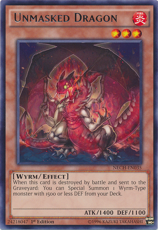 Unmasked Dragon [NECH-EN035] Rare | Amazing Games TCG