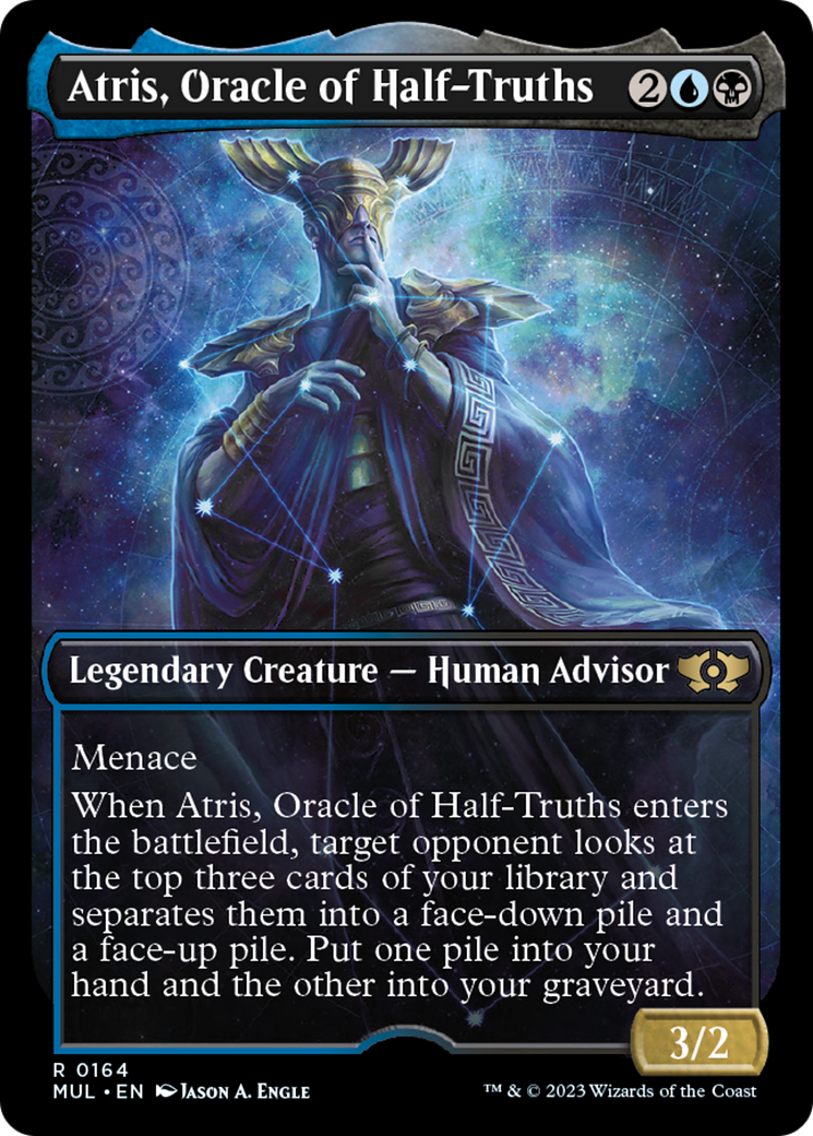 Atris, Oracle of Half-Truths (Halo Foil) [Multiverse Legends] | Amazing Games TCG