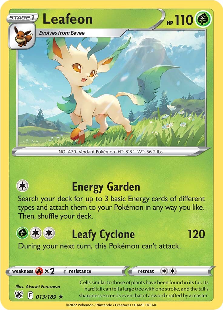 Leafeon (013/189) [Sword & Shield: Astral Radiance] | Amazing Games TCG