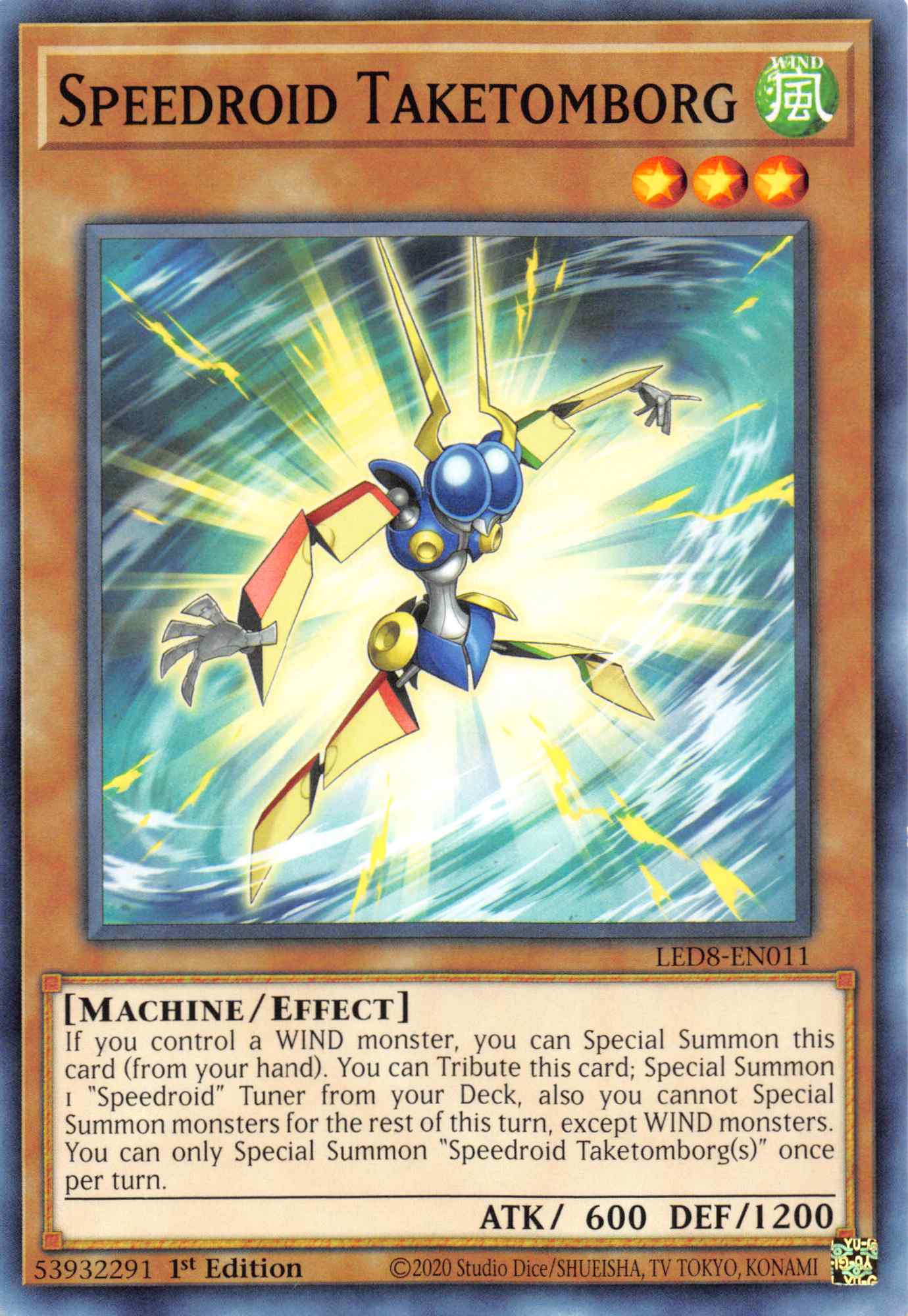 Speedroid Taketomborg [LED8-EN011] Common | Amazing Games TCG