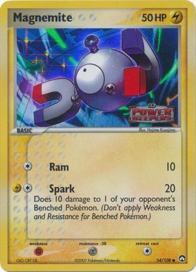 Magnemite (54/108) (Stamped) [EX: Power Keepers] | Amazing Games TCG