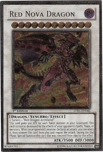 Red Nova Dragon [STBL-EN042] Ultimate Rare | Amazing Games TCG