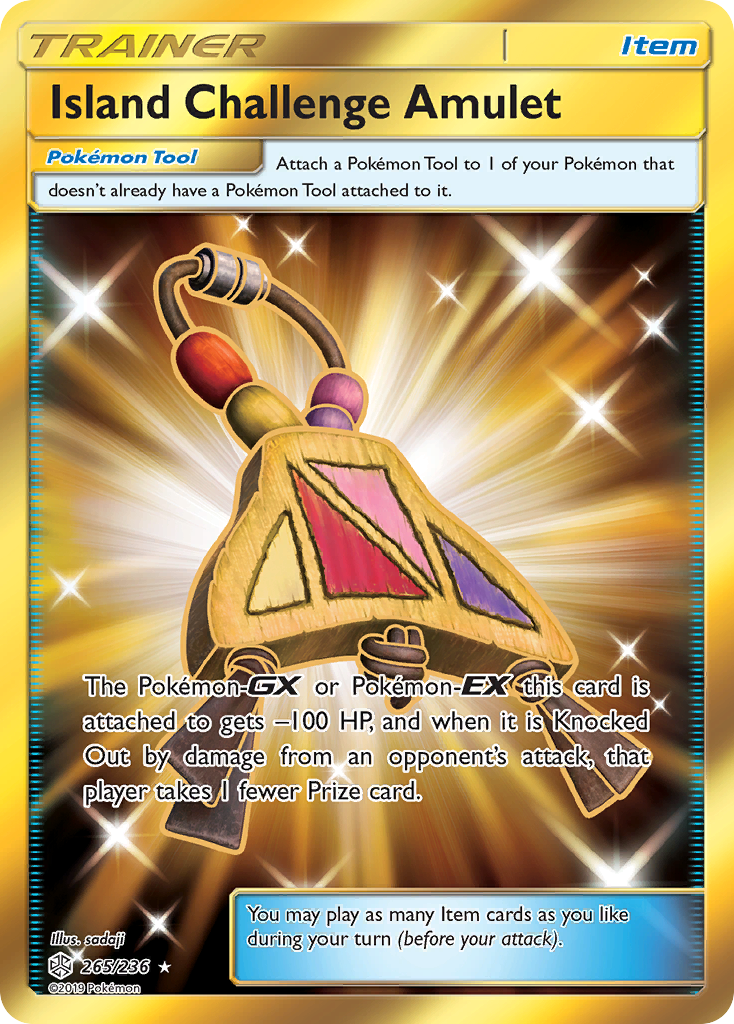 Island Challenge Amulet (265/236) [Sun & Moon: Cosmic Eclipse] | Amazing Games TCG