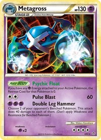 Metagross (4/95) (Cracked Ice Holo) (Theme Deck Exclusive) [HeartGold & SoulSilver: Unleashed] | Amazing Games TCG