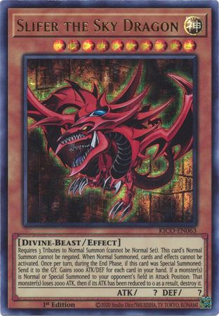 Slifer the Sky Dragon (Ultra Pharaoh's Rare) [KICO-EN063] Ultra Pharaoh’s Rare | Amazing Games TCG