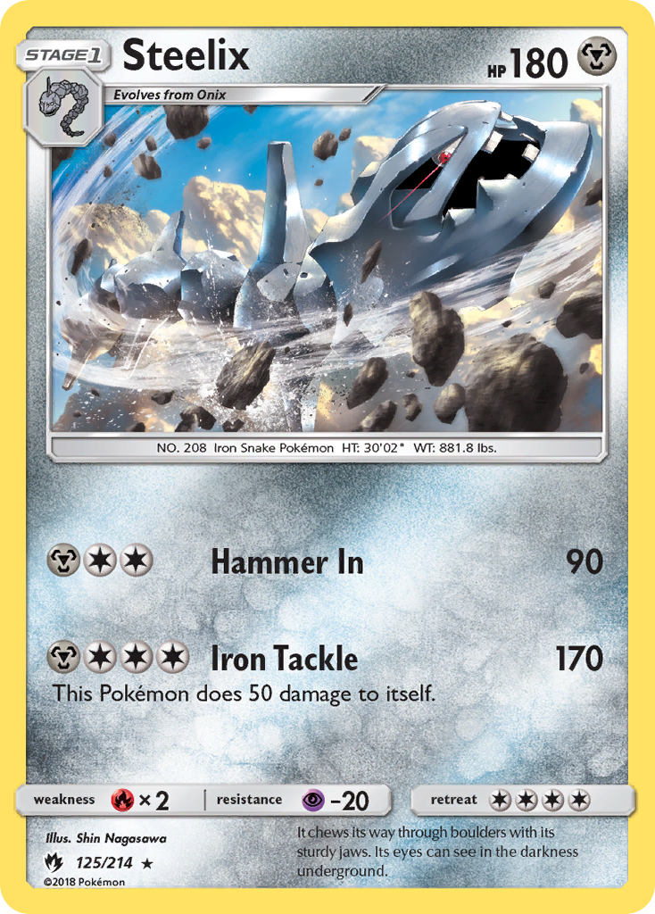 Steelix (125/214) [Sun & Moon: Lost Thunder] | Amazing Games TCG