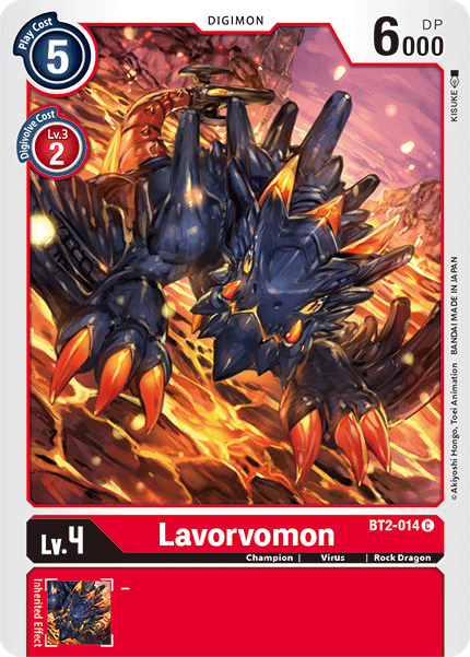 Lavorvomon [BT2-014] [Release Special Booster Ver.1.5] | Amazing Games TCG