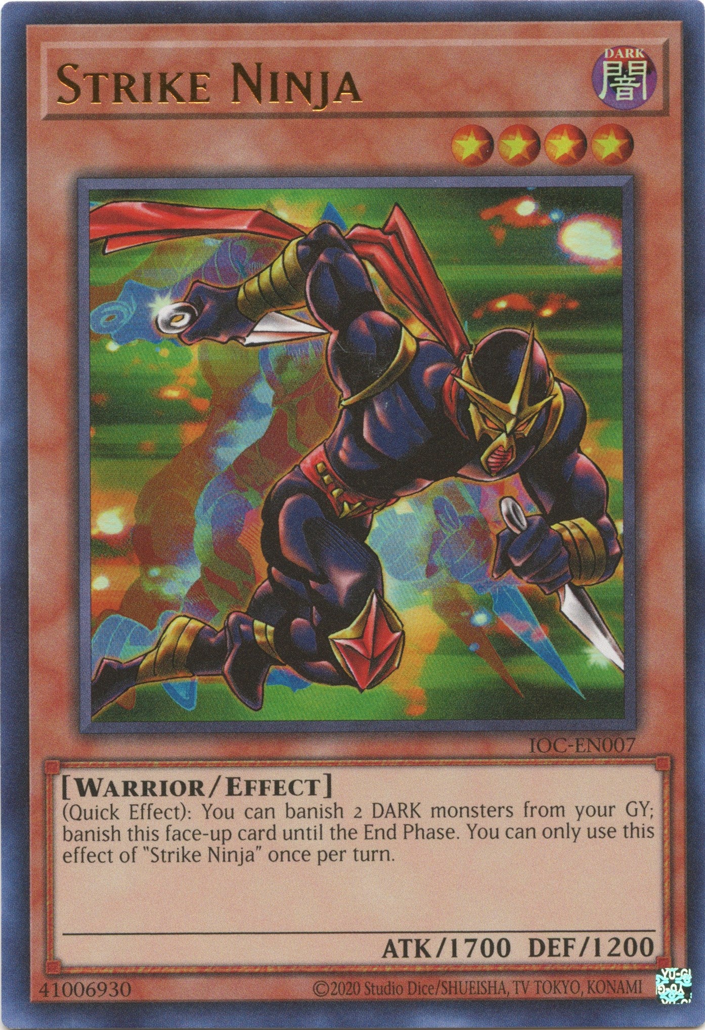 Strike Ninja (25th Anniversary) [IOC-EN007] Ultra Rare | Amazing Games TCG