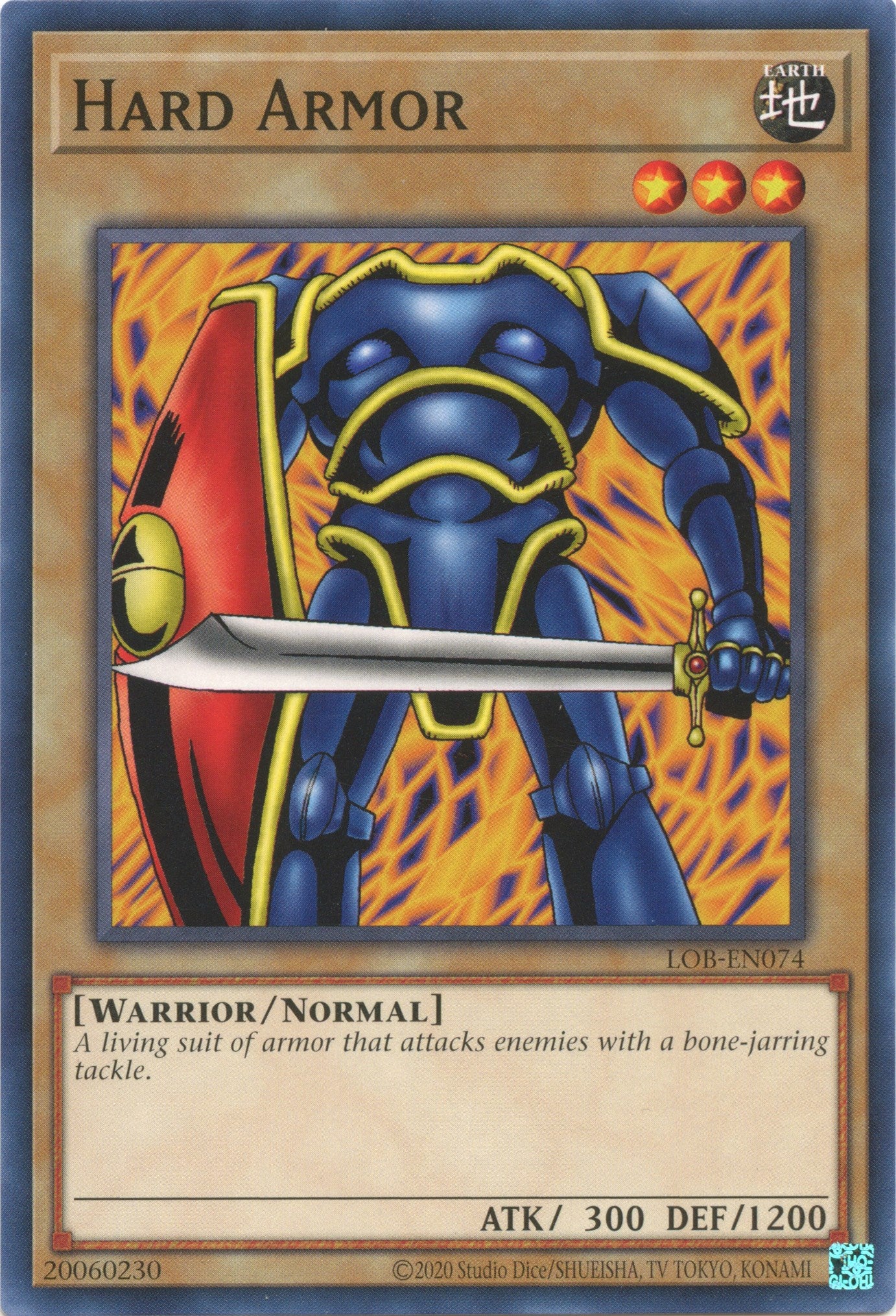 Hard Armor (25th Anniversary) [LOB-EN074] Common | Amazing Games TCG