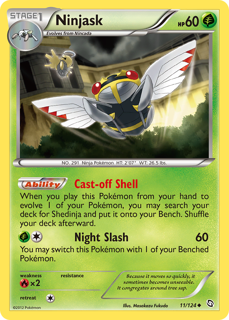 Ninjask (11/124) [Black & White: Dragons Exalted] | Amazing Games TCG