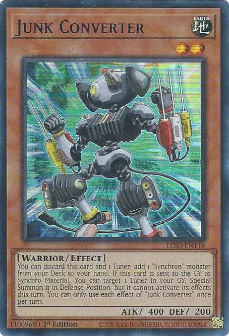 Junk Converter (Blue) [LDS3-EN118] Ultra Rare | Amazing Games TCG