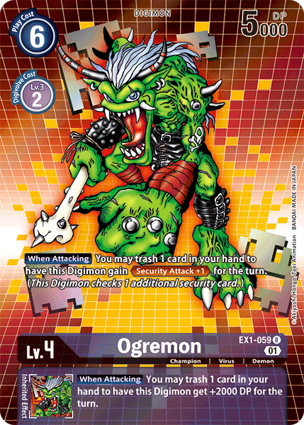 Ogremon [EX1-059] (Alternate Art) [Classic Collection] | Amazing Games TCG