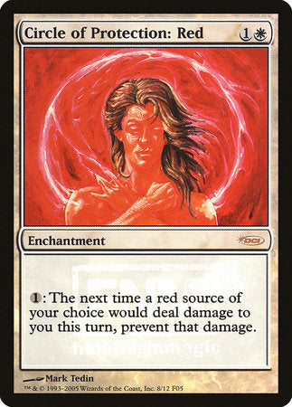 Circle of Protection: Red [Friday Night Magic 2005] | Amazing Games TCG