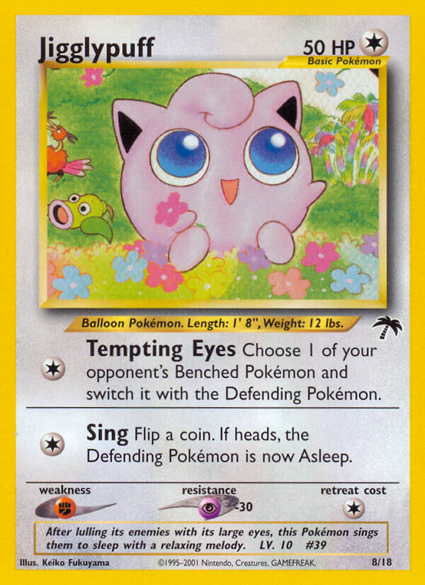 Jigglypuff (8/18) [Southern Islands] | Amazing Games TCG