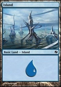 Island (42) [Duel Decks: Venser vs. Koth] | Amazing Games TCG