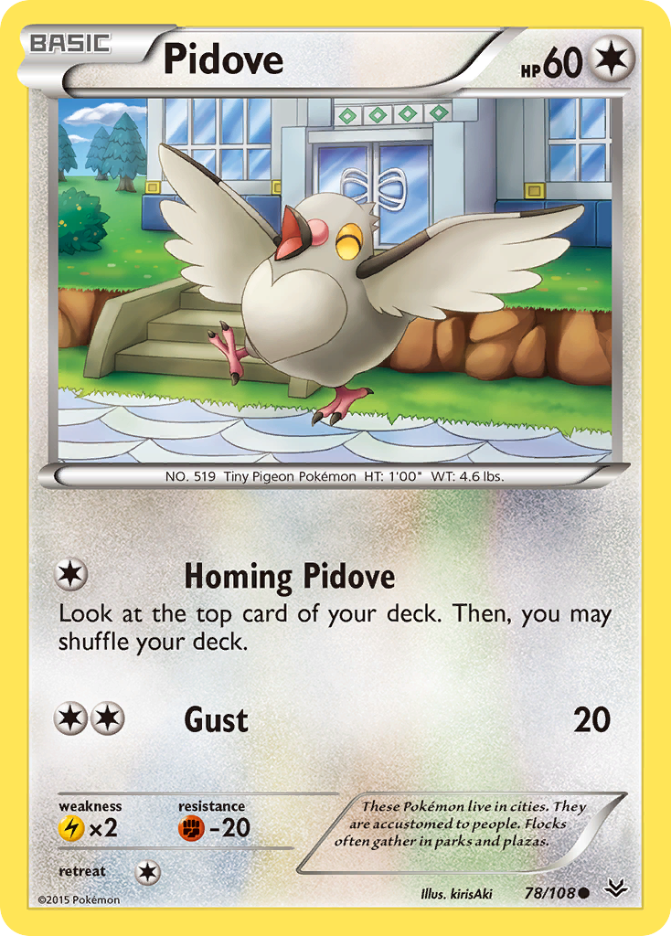 Pidove (78/108) [XY: Roaring Skies] | Amazing Games TCG