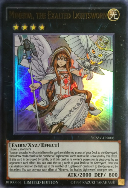 Minerva, the Exalted Lightsworn [YCSW-EN008] Ultra Rare | Amazing Games TCG