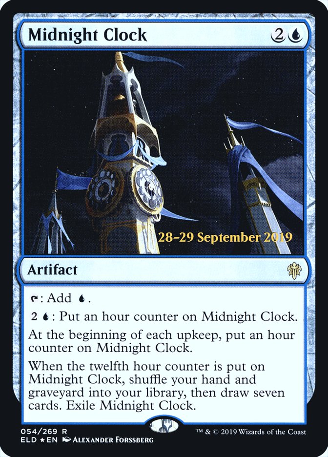 Midnight Clock  [Throne of Eldraine Prerelease Promos] | Amazing Games TCG