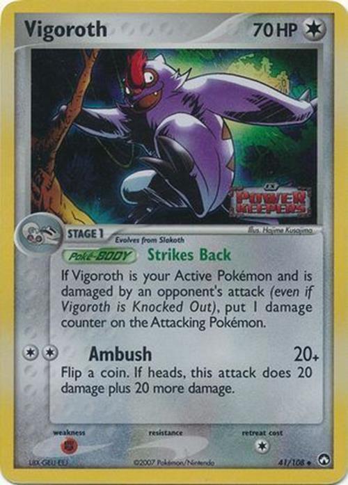 Vigoroth (41/108) (Stamped) [EX: Power Keepers] | Amazing Games TCG
