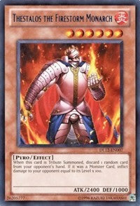 Thestalos the Firestorm Monarch (Red) [Duelist League Promo] [DL12-EN007] | Amazing Games TCG