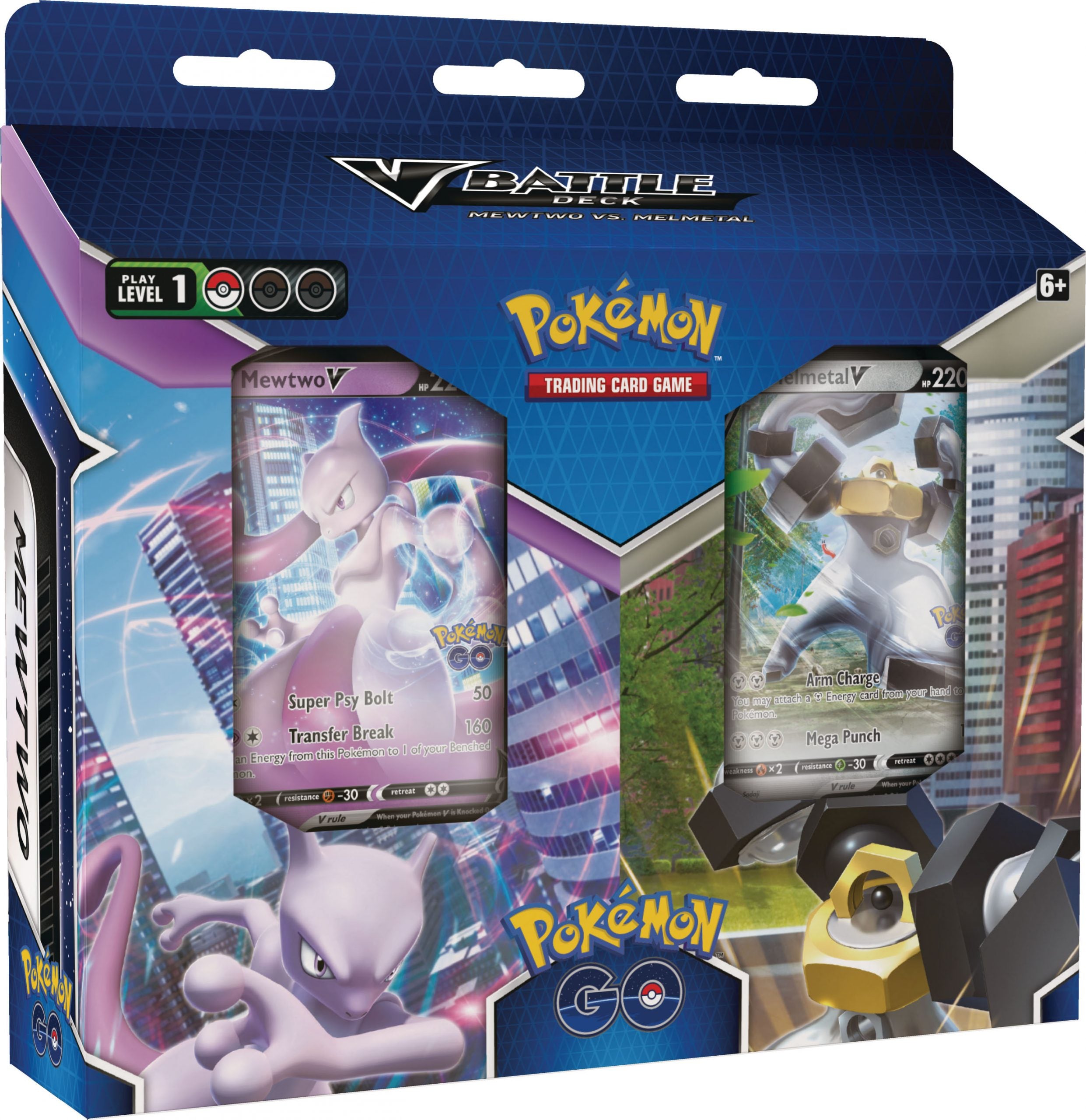 Pokemon GO - V Battle Deck (Mewtwo V VS. Melmetal V) | Amazing Games TCG