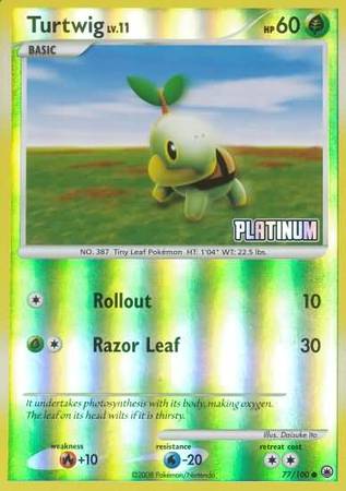 Turtwig (77/100) [Burger King Promos: 2009 Collection] | Amazing Games TCG