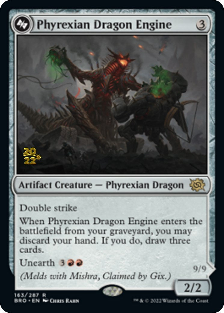 Phyrexian Dragon Engine [The Brothers' War: Prerelease Promos] | Amazing Games TCG