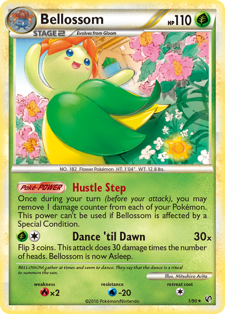 Bellossom (1/90) [HeartGold & SoulSilver: Undaunted] | Amazing Games TCG